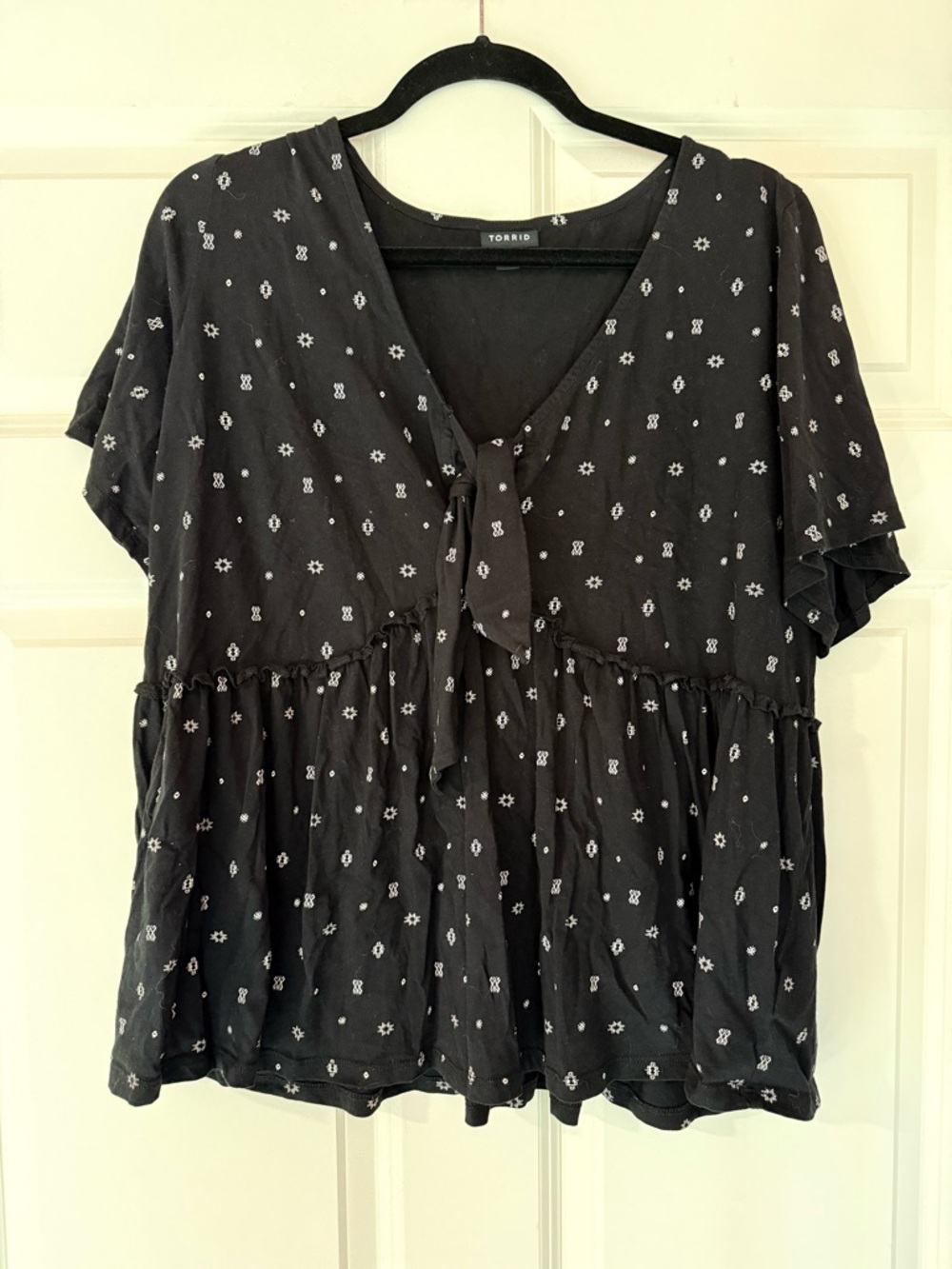 Torrid Ikat Babydoll Top Size 1 (14/16)